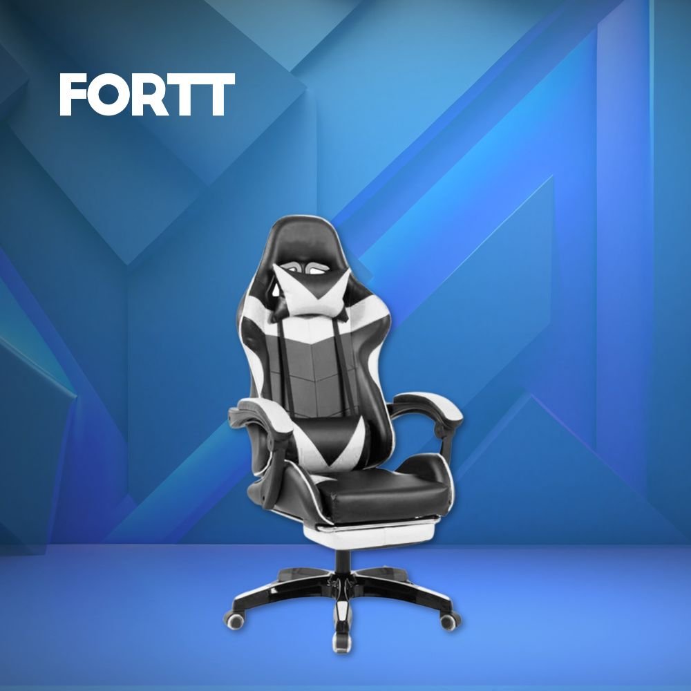 Cadeira Gamer Fortt Trieste Branca - CGF002-B