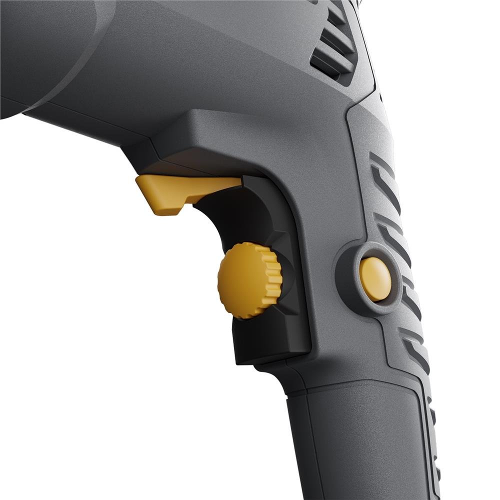 Parafusadeira E Furadeira De Impacto Wf 700fe, 220v, Cinza E Amarelo, Wap