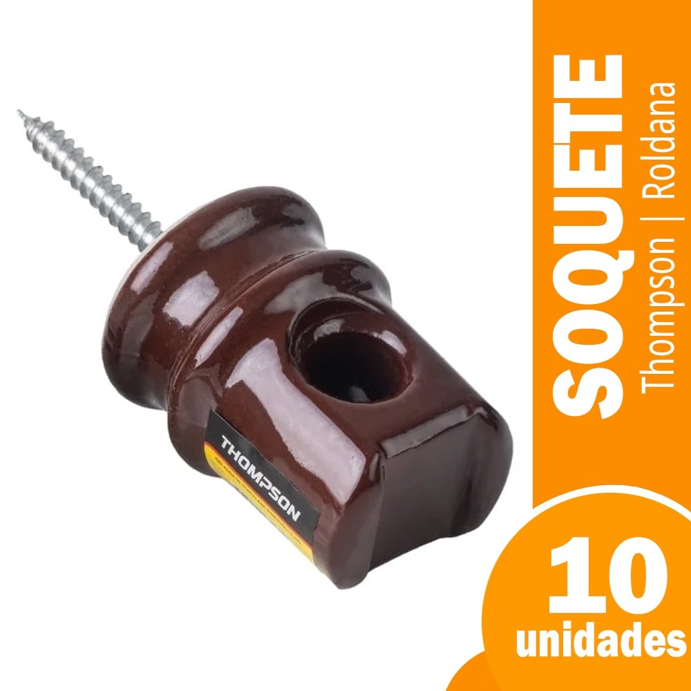 ISOLADOR ROLDANA THOMPSON PIMENTAO/OLHAL DE PORCELANA 10X1