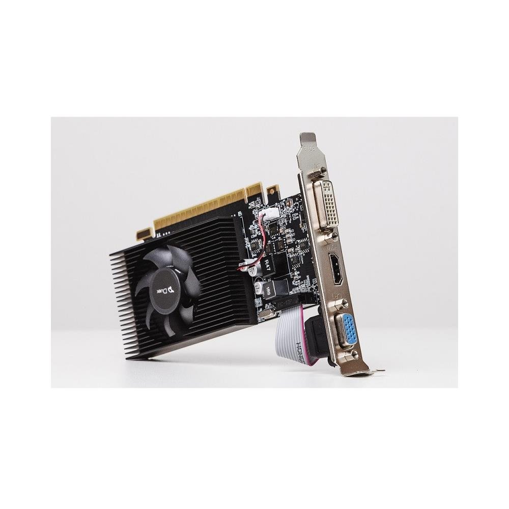 Placa de Vídeo Duex GeForce GT 730, 2GB, DDR3, 128-Bit, Preto