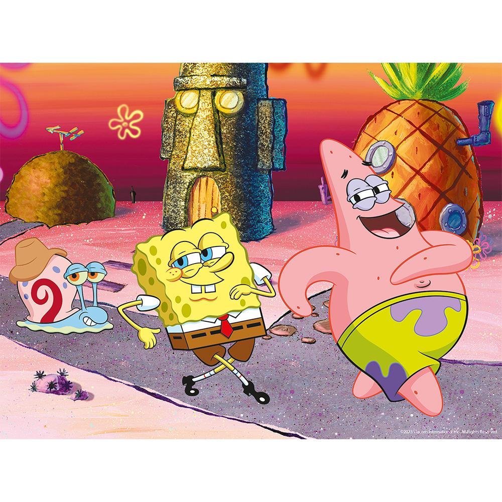 Quebra Cabeça 3D Bob Esponja e Patrick 48 Peças Multikids - BR2109