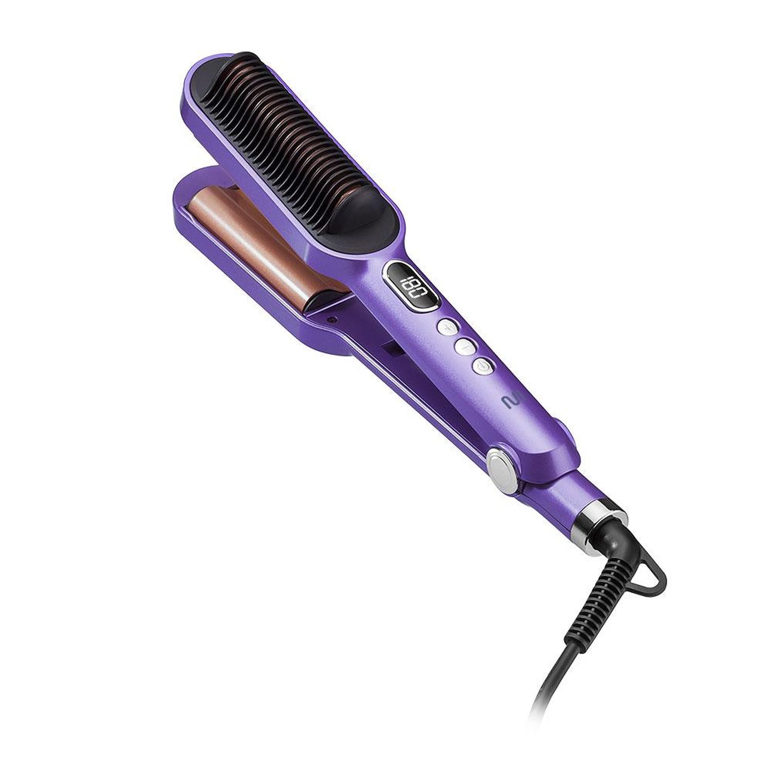 Escova Alisadora Efeito Afrodite liso ou ondas com cabo giratorio 360° Multi Care - EB136