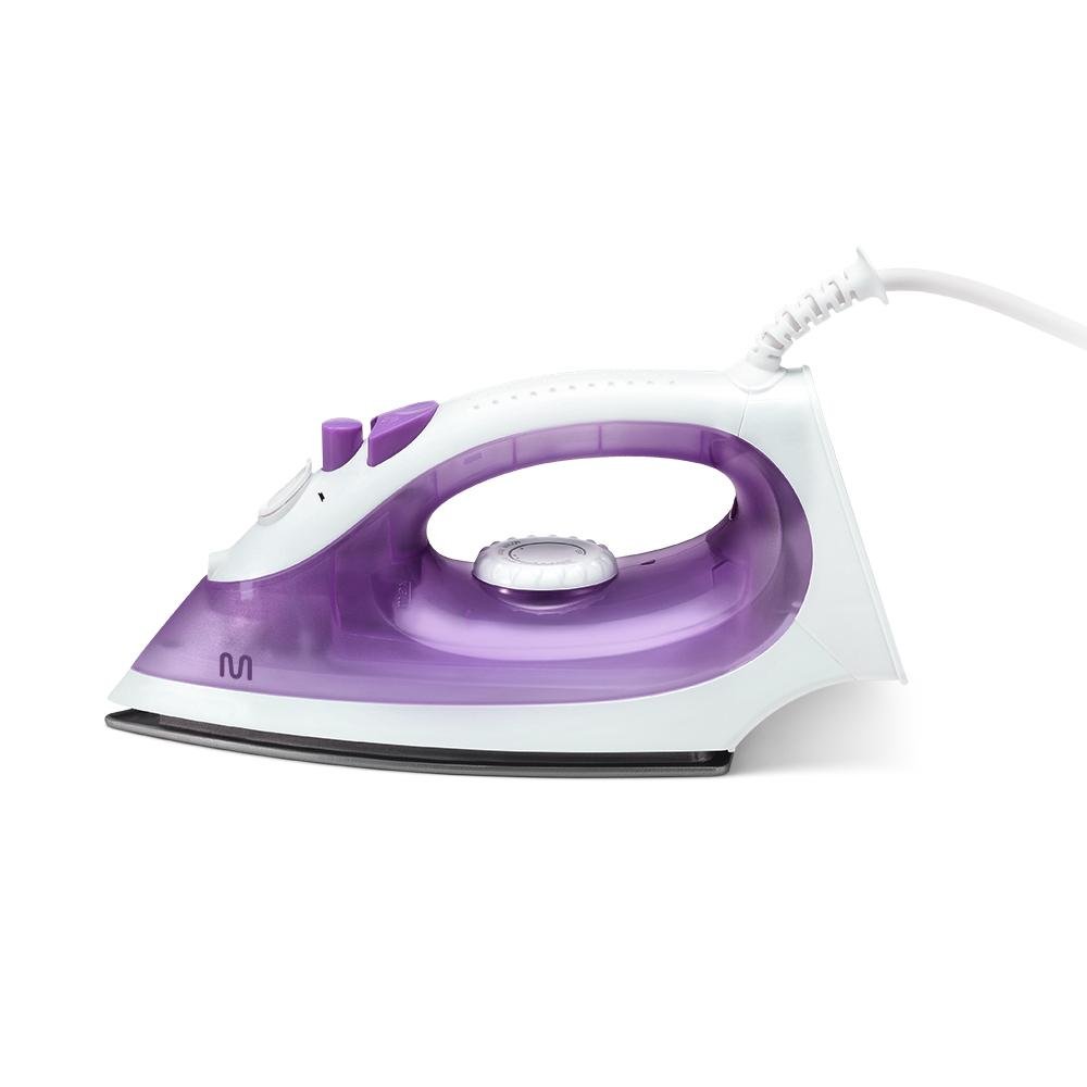 Ferro De Passar Roupa À Vapor 220V 2000W Base Cerâmica Roxo Multi - Ho463