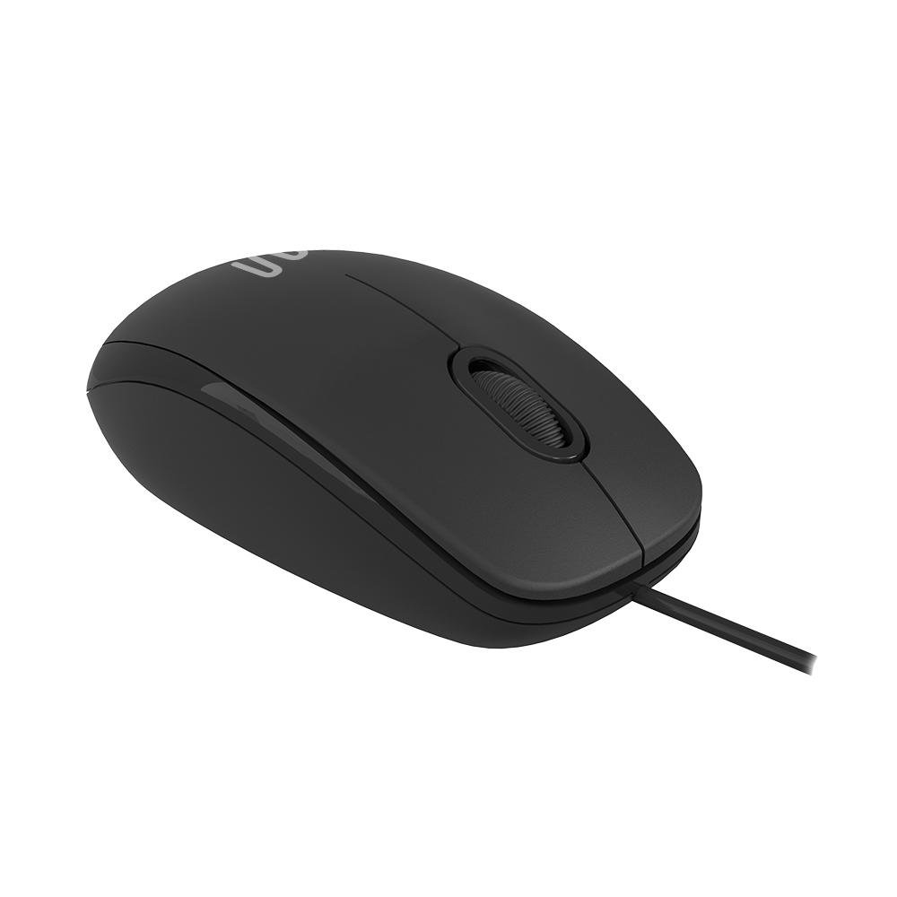 Mouse Com Fio MF400 Conexão USB 1200dpi Cabo de 180cm 3 Botões Clique Silencioso Preto Multilaser - MO386