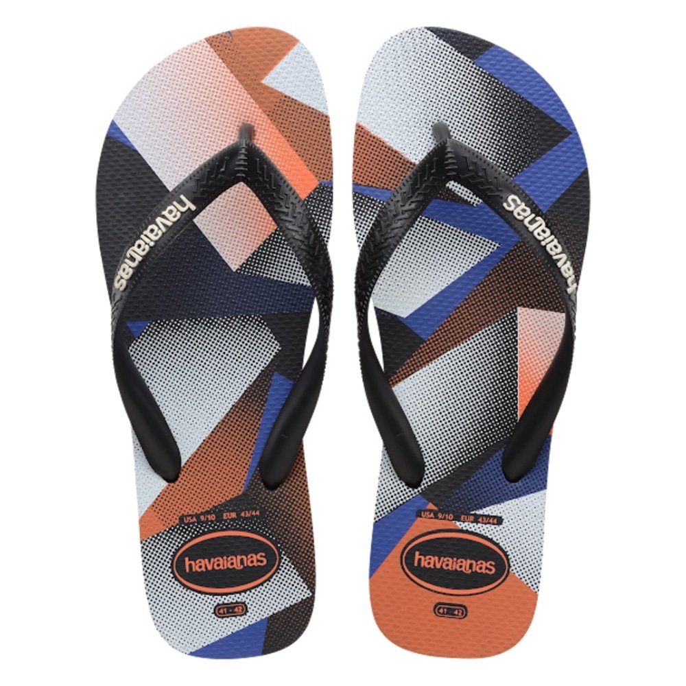 Havaianas Top Style Gelo/Branco/Preto 39/0