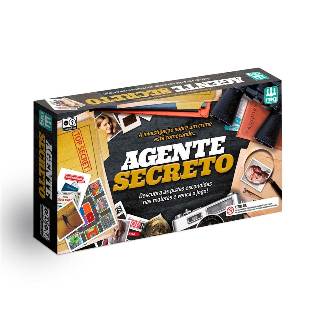 Jogo Agente Secreto Nig Brinquedos Ref 1115
