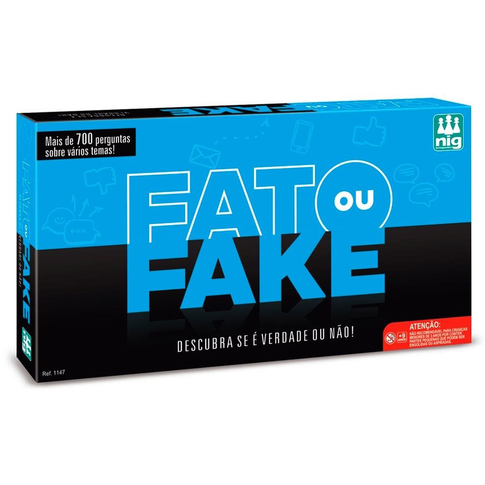 Jogo Fato Ou Fake Nig Brinquedos Ref 1147