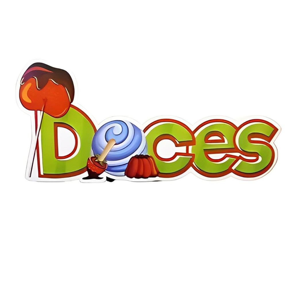 Placa Doces Nc Toys 49X22cm Ref 60.35