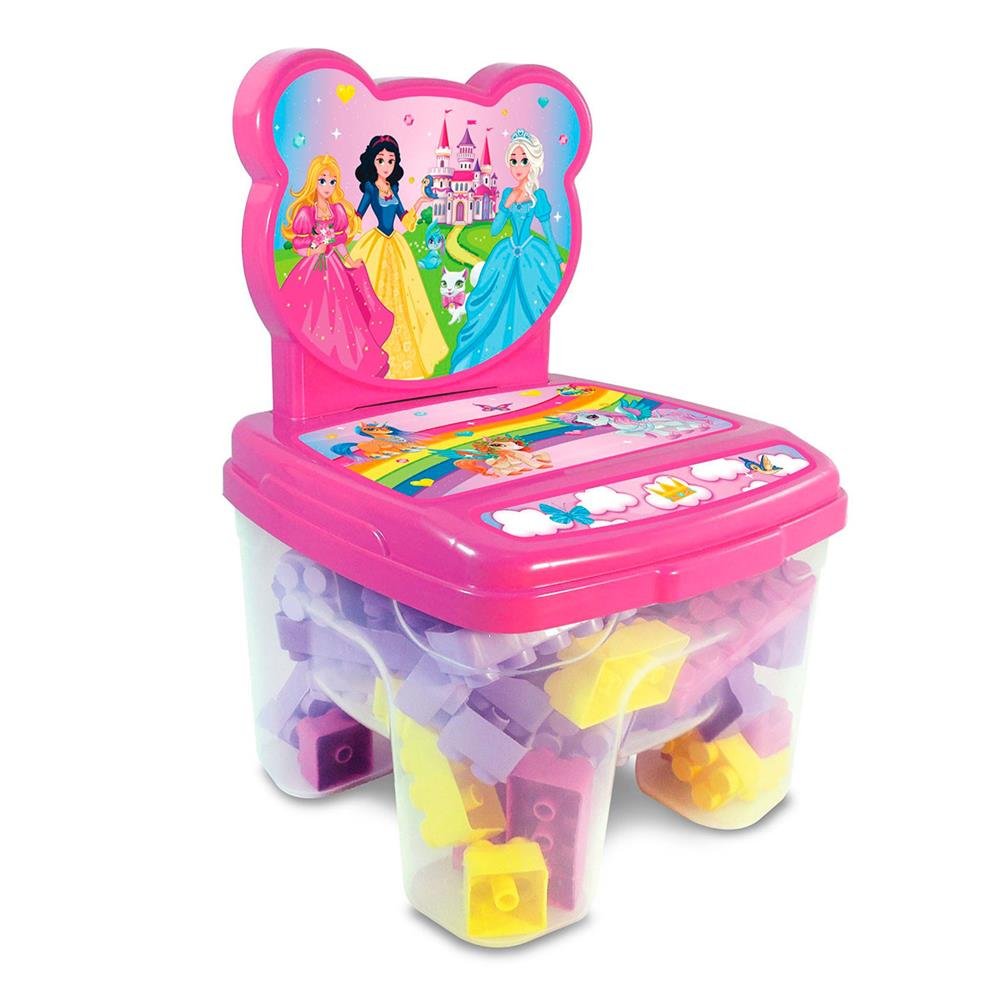 Cadeira Toy Blocos 24 Peças Cores Sortidas GGB