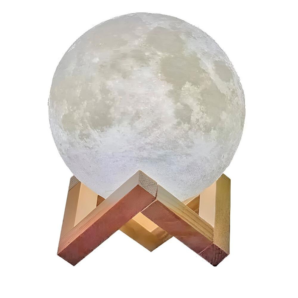 Luminaria De Vinil Com Base Lua Universo Wellmix 10Cm Ref Wx13961