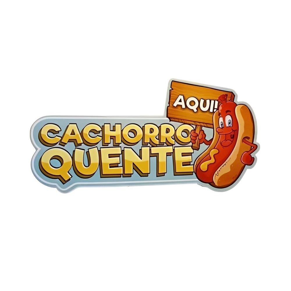 Placa Cachorro Quente Nc Toys 49X22,8Cm Ref 60.30