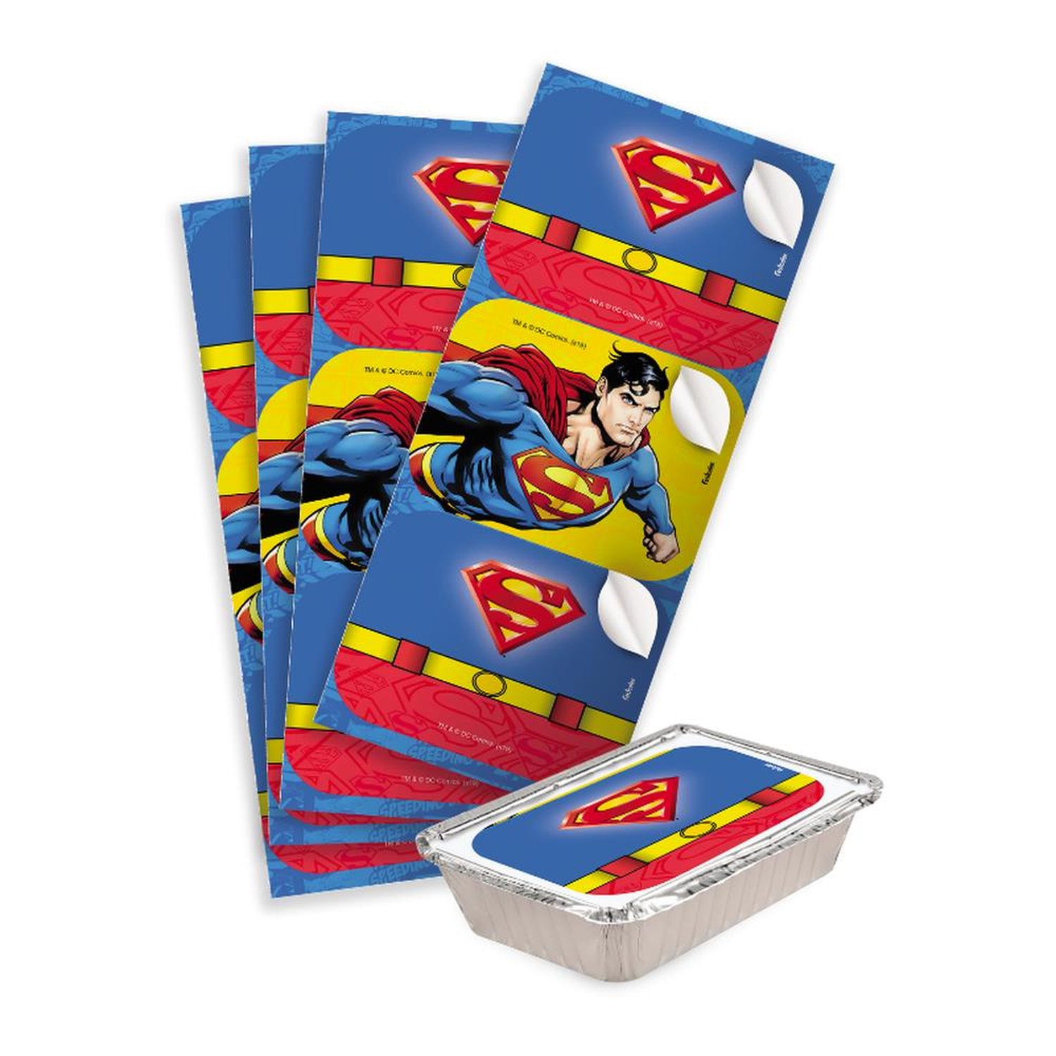 Bandeirinha Para Docinhos Superman Geek