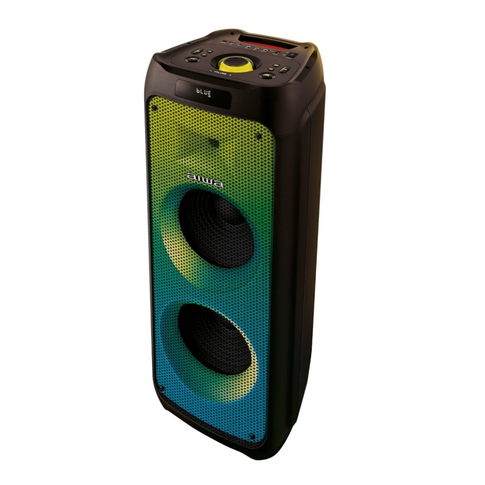 Caixa Amplificada Aiwa Party Box AWS-PB-06 - Entrada USB, 300W, Preto