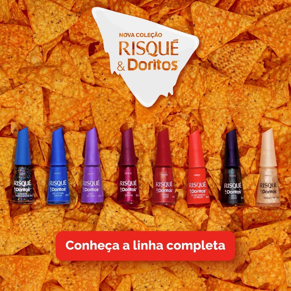 Esmalte Risqué Último Doritos do Pacote Avulso 8ml