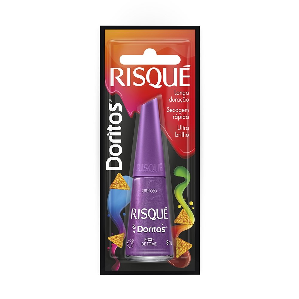 Esmalte Risqué Roxo de Fome Blister 8ml
