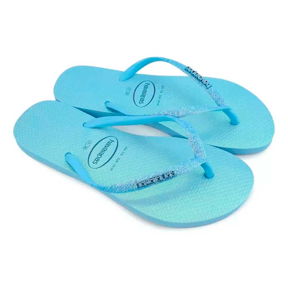 Havaianas Slim Glitter Iridescent 1056 Azul Lavanda 39/40 com 12 Pares