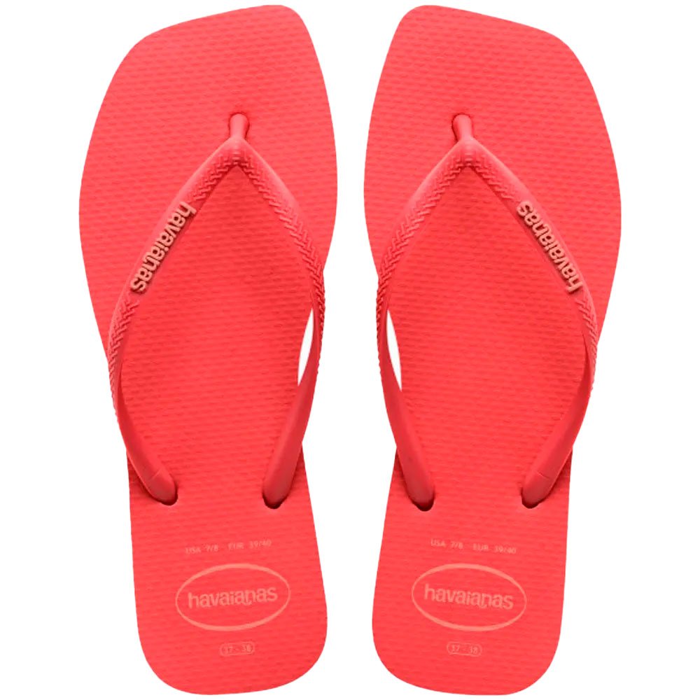 Havaianas Slim Square Logo Pop-up 5190 Pau Brasil 35/36 com 12 Pares