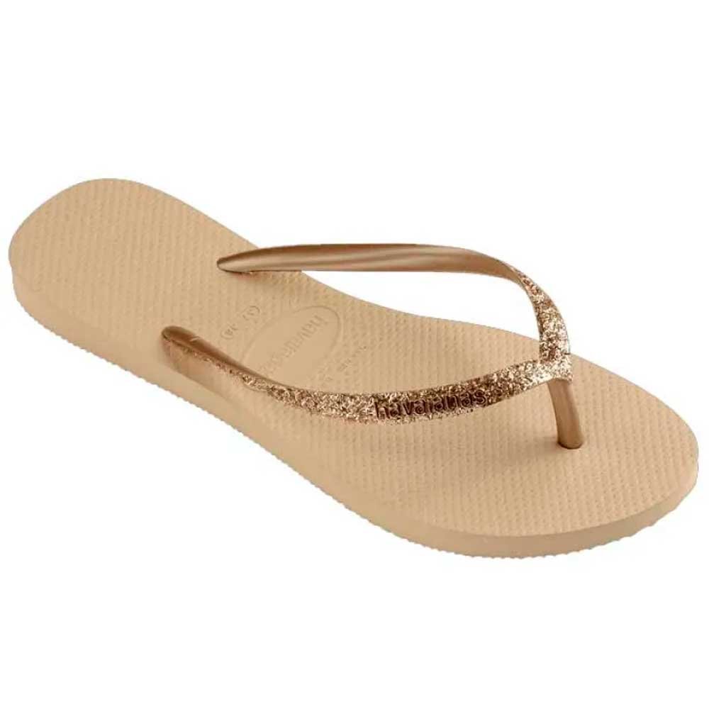 Havaianas Slim Glitter Ii 0154 Areia I0 23-32 com 12 Pares