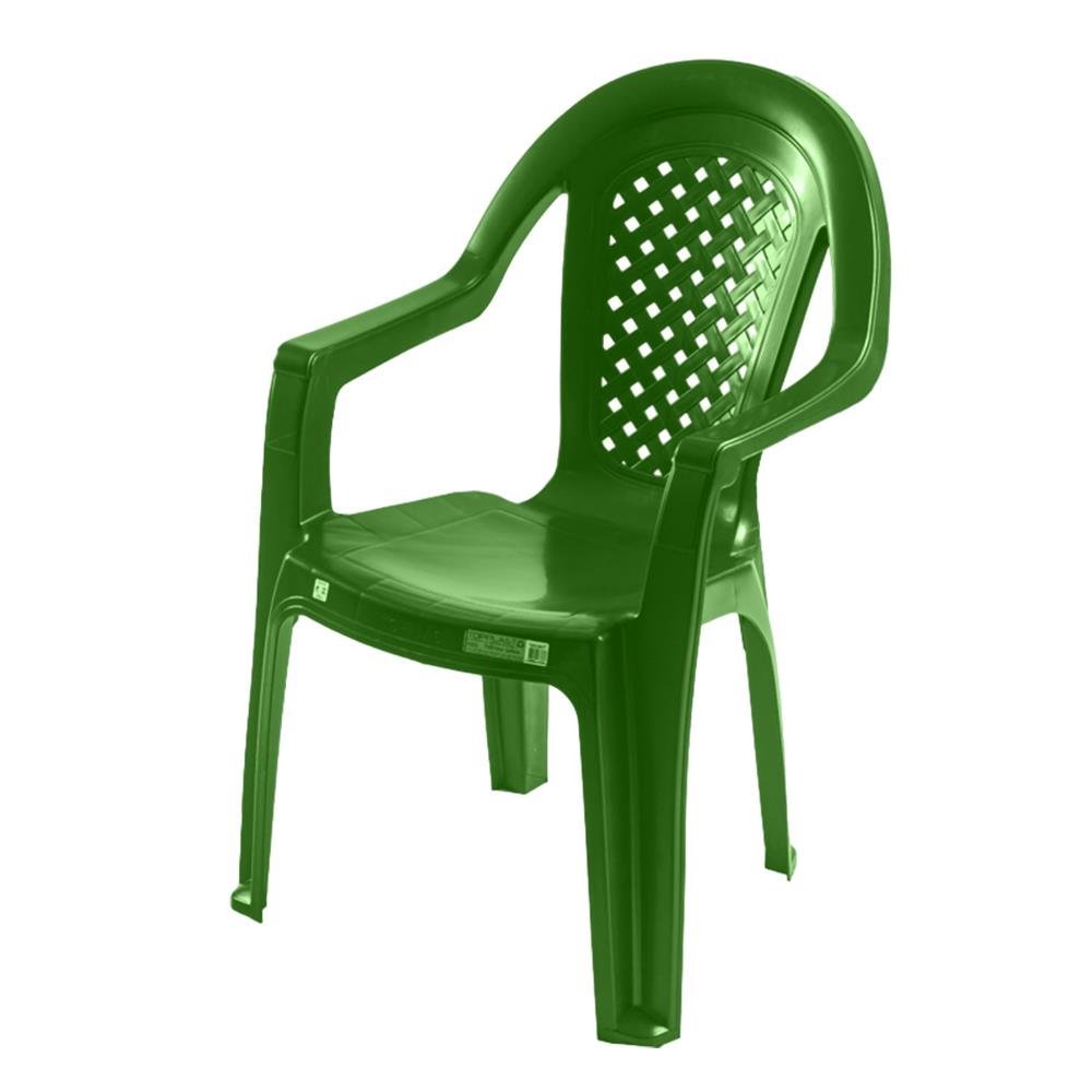 Cadeira Poltrona Isabela Verde Limão Topplast