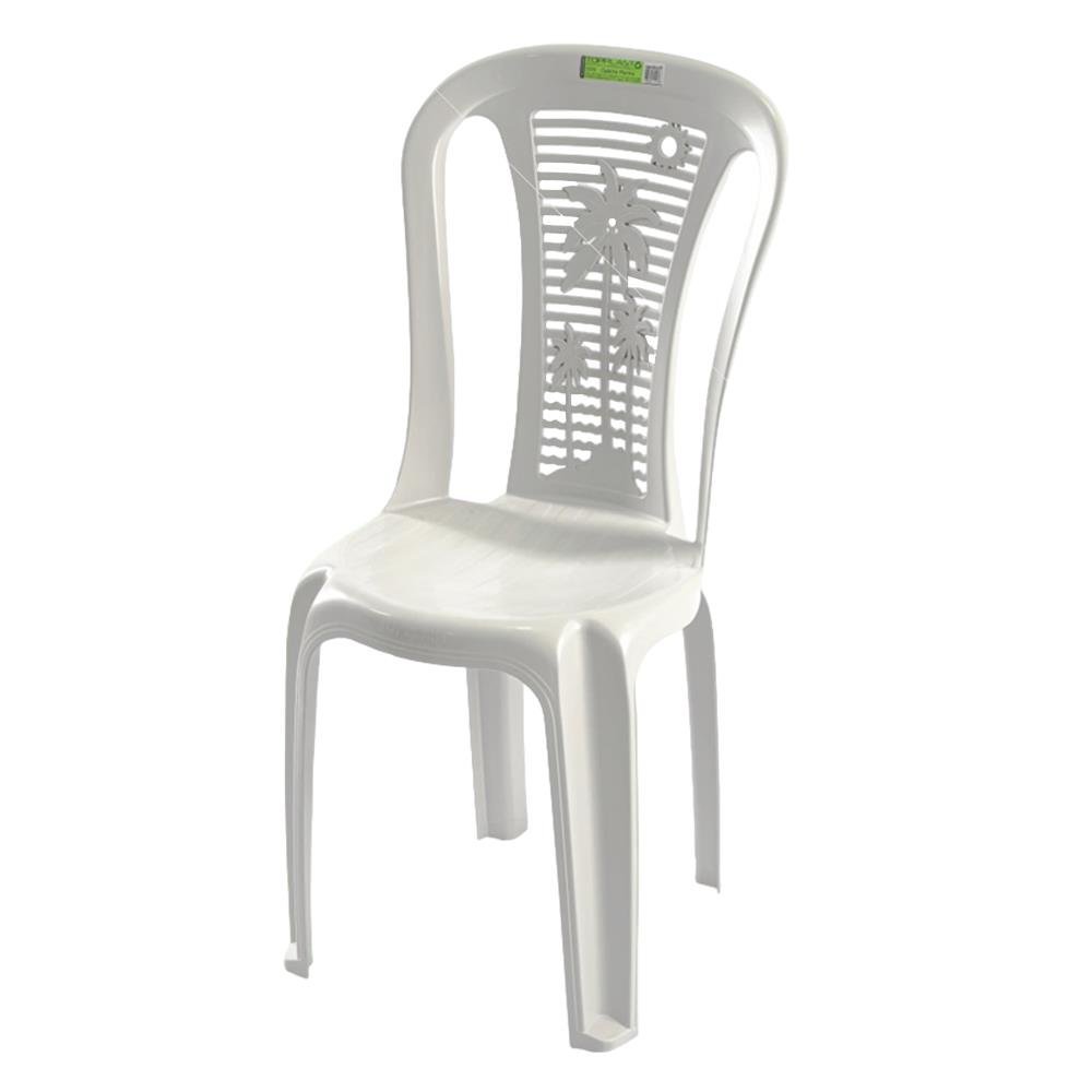 Cadeira Marina Sem Braço Branca Topplast