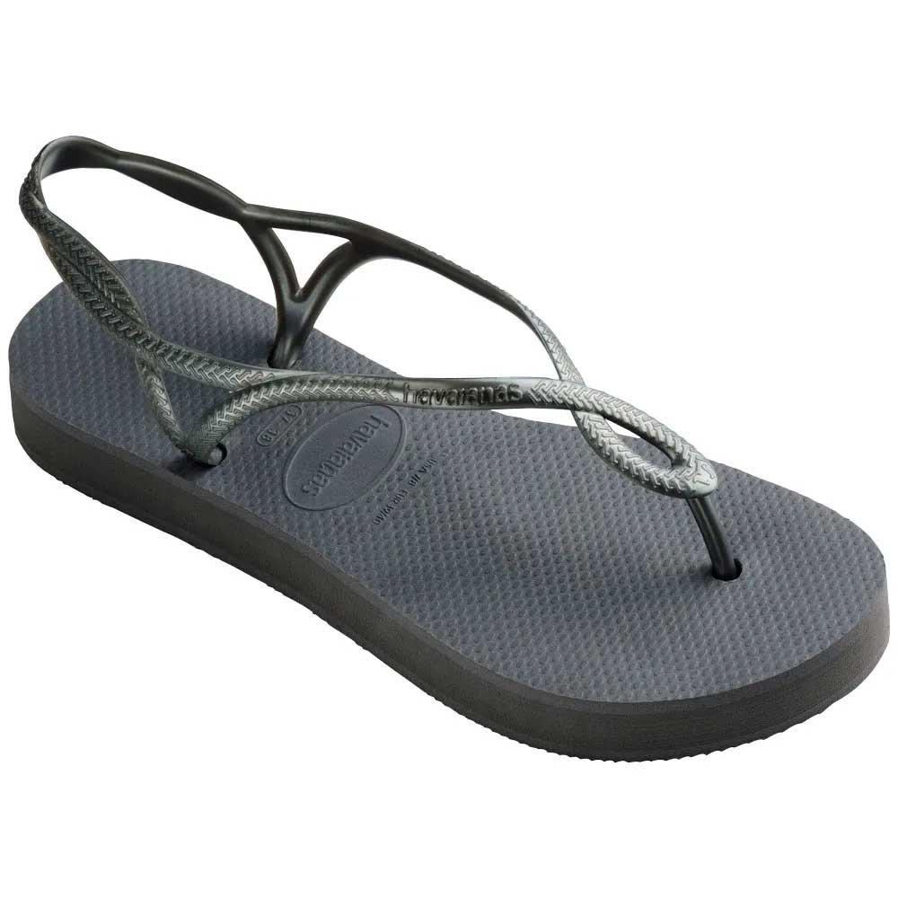 Havaianas Luna Flatform 5178 Cinza Aco 33-40 Com 12 Pares