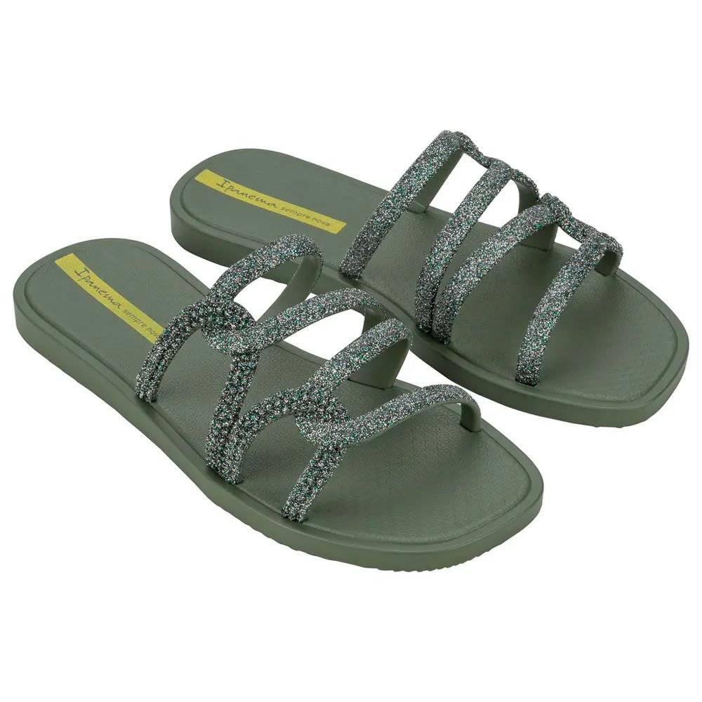 Ipanema Solar Glow Slide 27286 BB954 Verde Glitter G 50230 34-40 Com 12 Pares