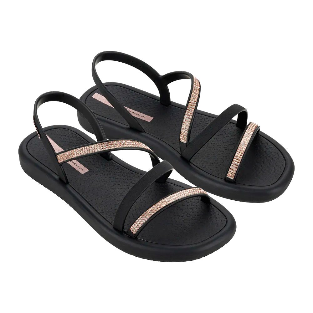 Sandália Ipanema Celebra Plus 27216 Bb940 Preto Rose G02064 33-40 Com 12 Pares