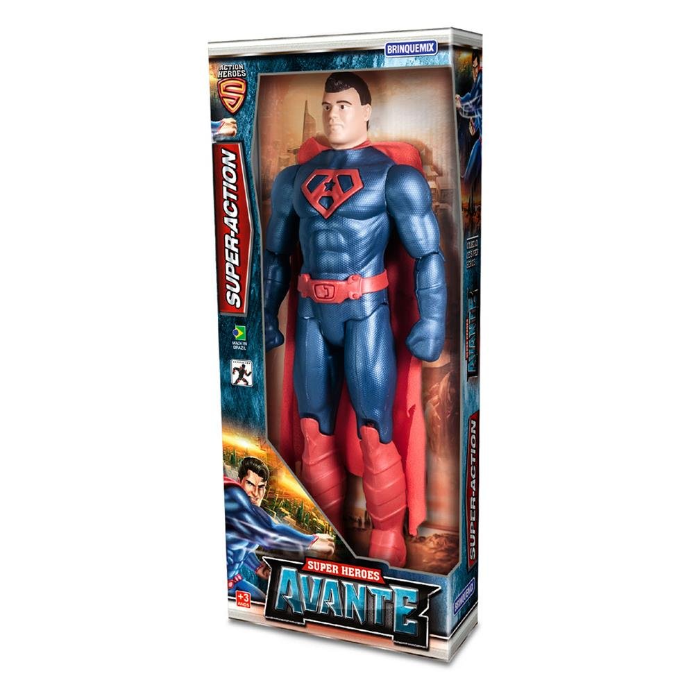 Boneco Em Caixa Super Action Heroes Avante Ref Act230