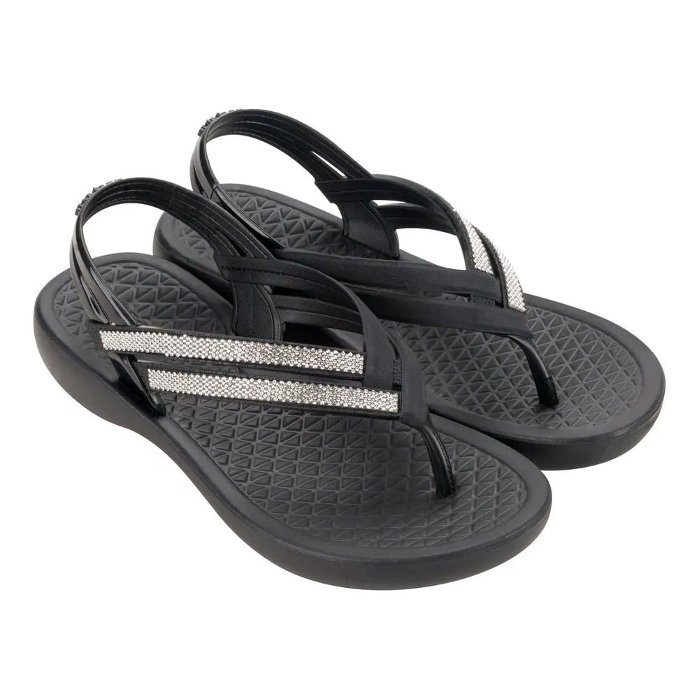 Sandalia Azaleia Grazi 19049 Bc144 Preto G02064 33-40 Com 12 Pares