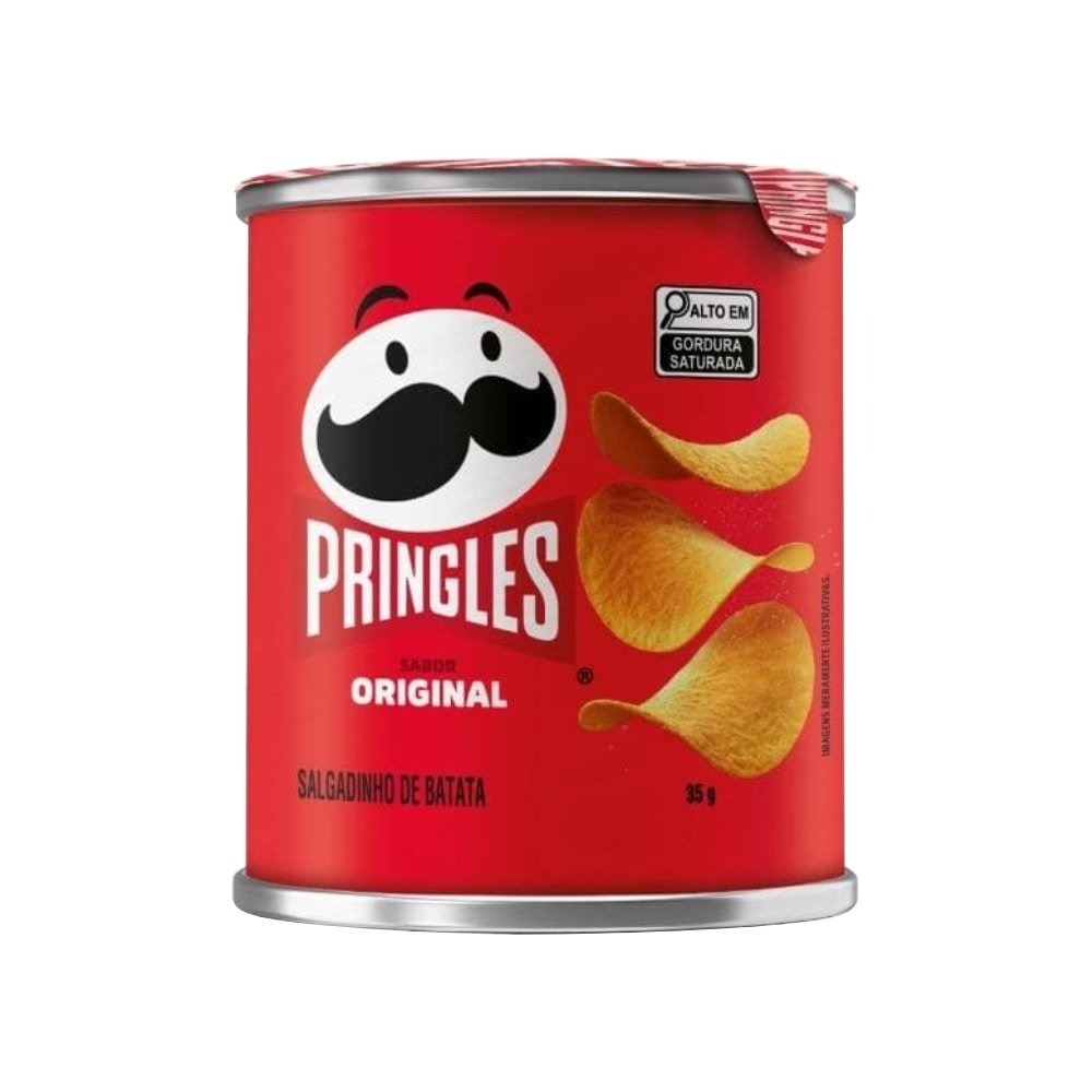 Batata Pringles Original 35g - Embalagem com 12 Unidades