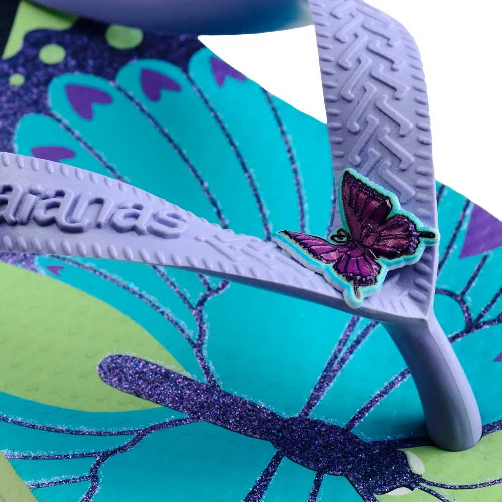 Chinelo Havaianas Kids Fantasy 6197 Citronela Brisa Lilas 29-36 com 12 Pares