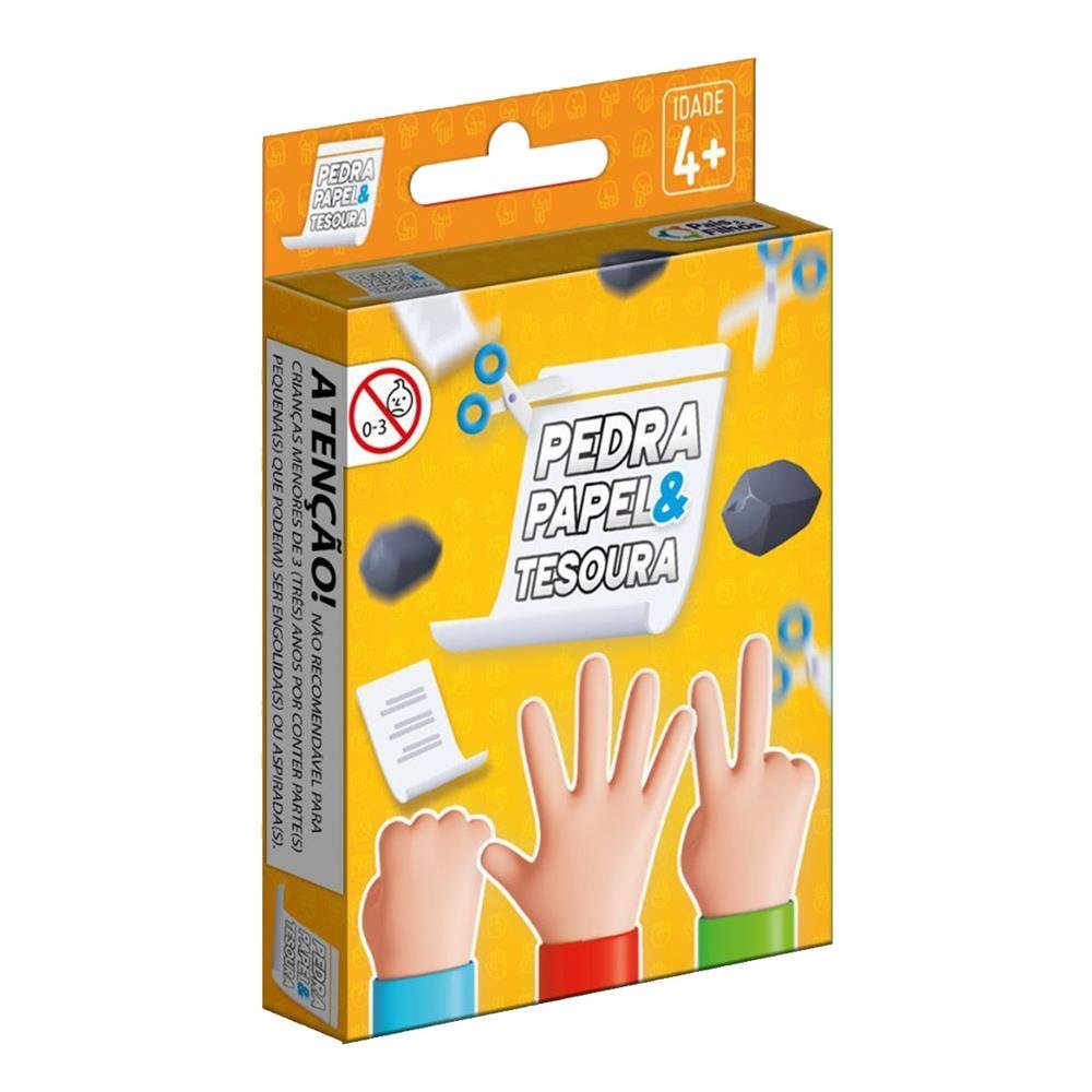 Jogo Cartas Pedra Papel Tesoura Pais E Filhos Ref 791934