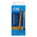 Lapiseira Tecnocis 0.9 Ouro Com 12 Unidades Ref 250.5114