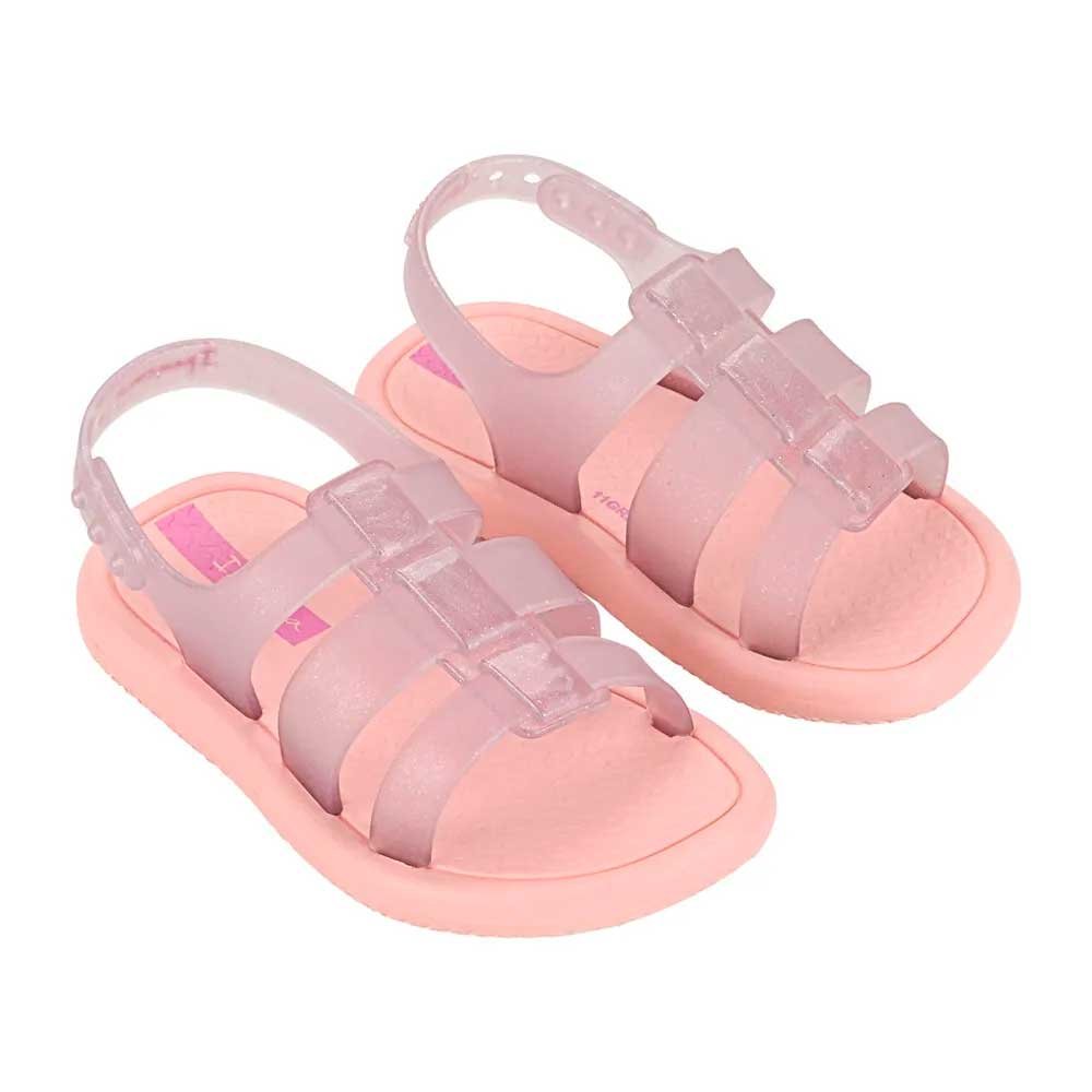 Sandalia Ipanema Go Style Baby 27203 Ba474 Rosa Lila 19-24 com 12 Pares