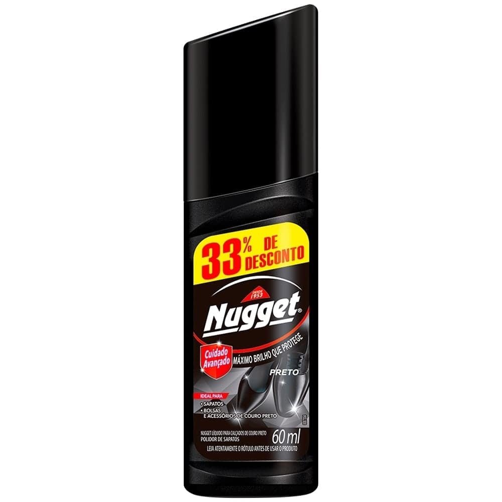 Liquido Para Calcado Nugget Preta 33  Desconto 24X60Ml Preco Especial