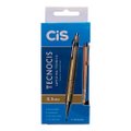 Lapiseira Tecnocis 0.5 Ouro Com 12 Unidades Ref 250.5110