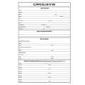Bloco Curriculum Vitae Griffe C/100 .2767