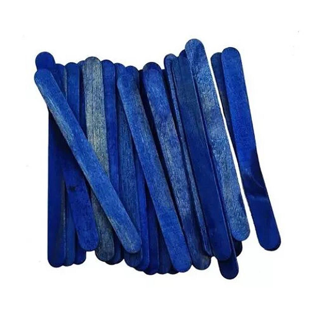 Palito Picole Redondo Coplamix Azul C/100
