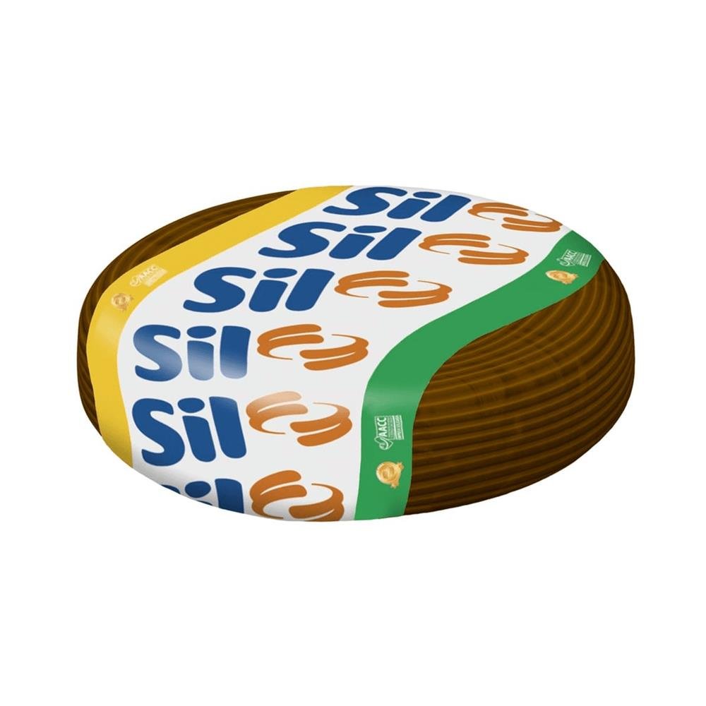 Cabo Flexível Sil 750V 2,5Mm Bobina 100 Metros Marrom