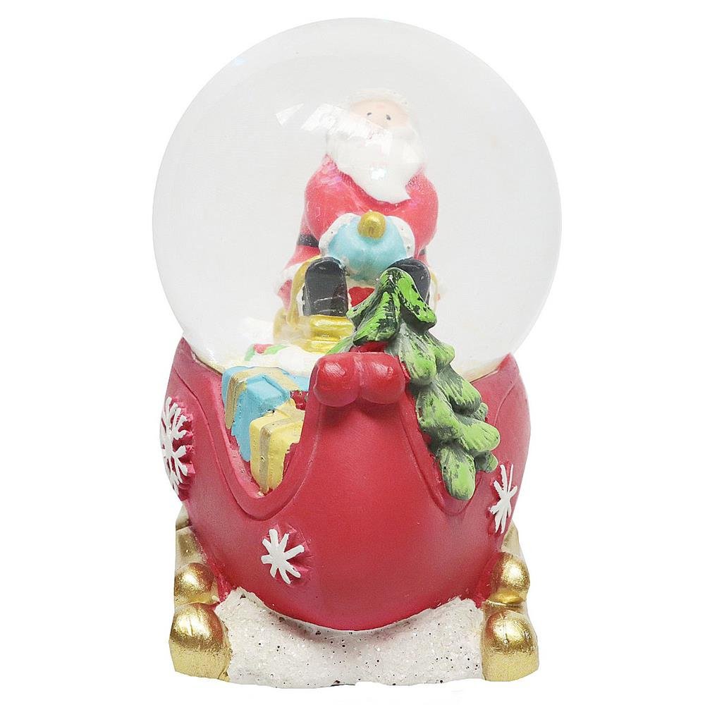 Enfeite De Natal Resina Globo De Neve Rio Master 8.5X5x9cm Ref Dsx1480