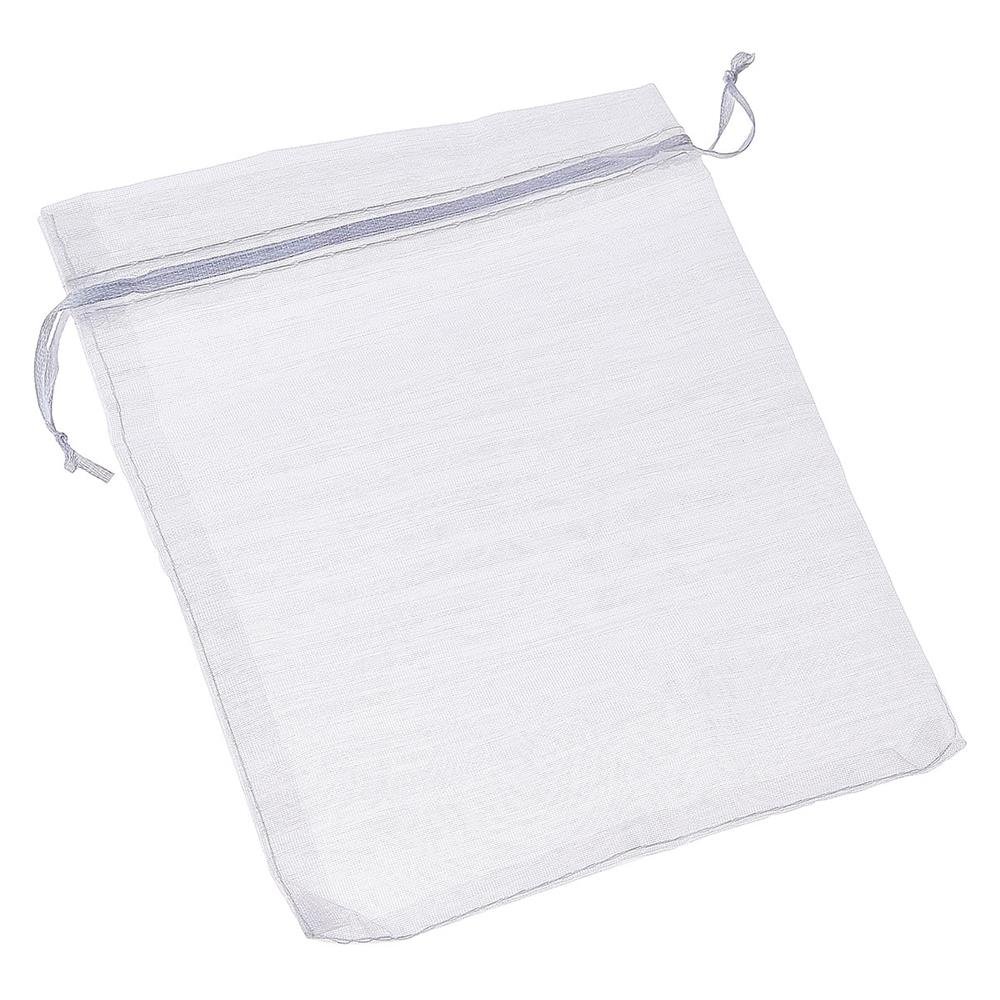 Saco Organza Branco Kit 16X23cm Com 10 Unidades 1134-4
