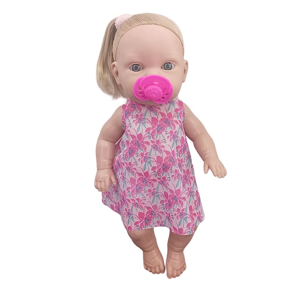 Boneca Bebe Bombola Titi Com Cabelo Ref 824