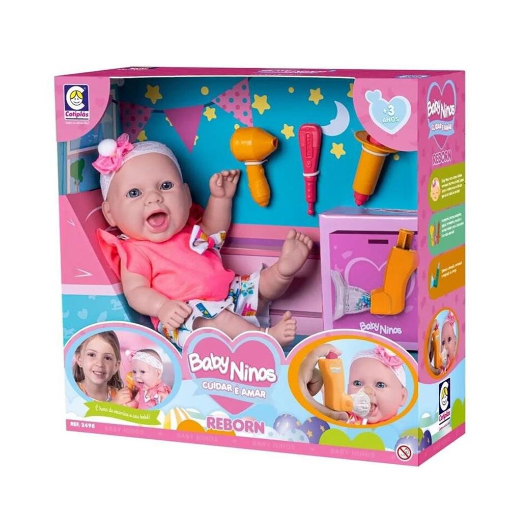 Boneca Baby Ninos Cuidar E Amar Cotiplas Ref 2498