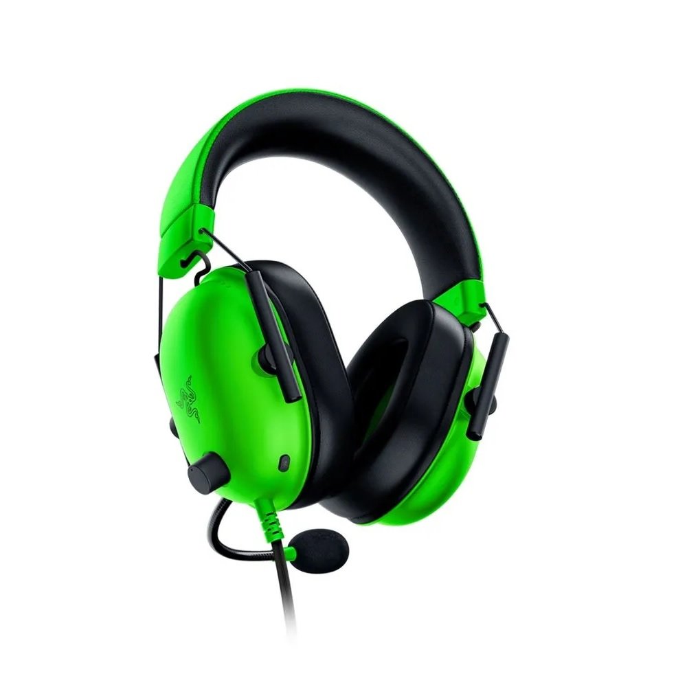 Fone Headset Gamer Blackshark V2 X, Verde, P2, 7.1 , Razer