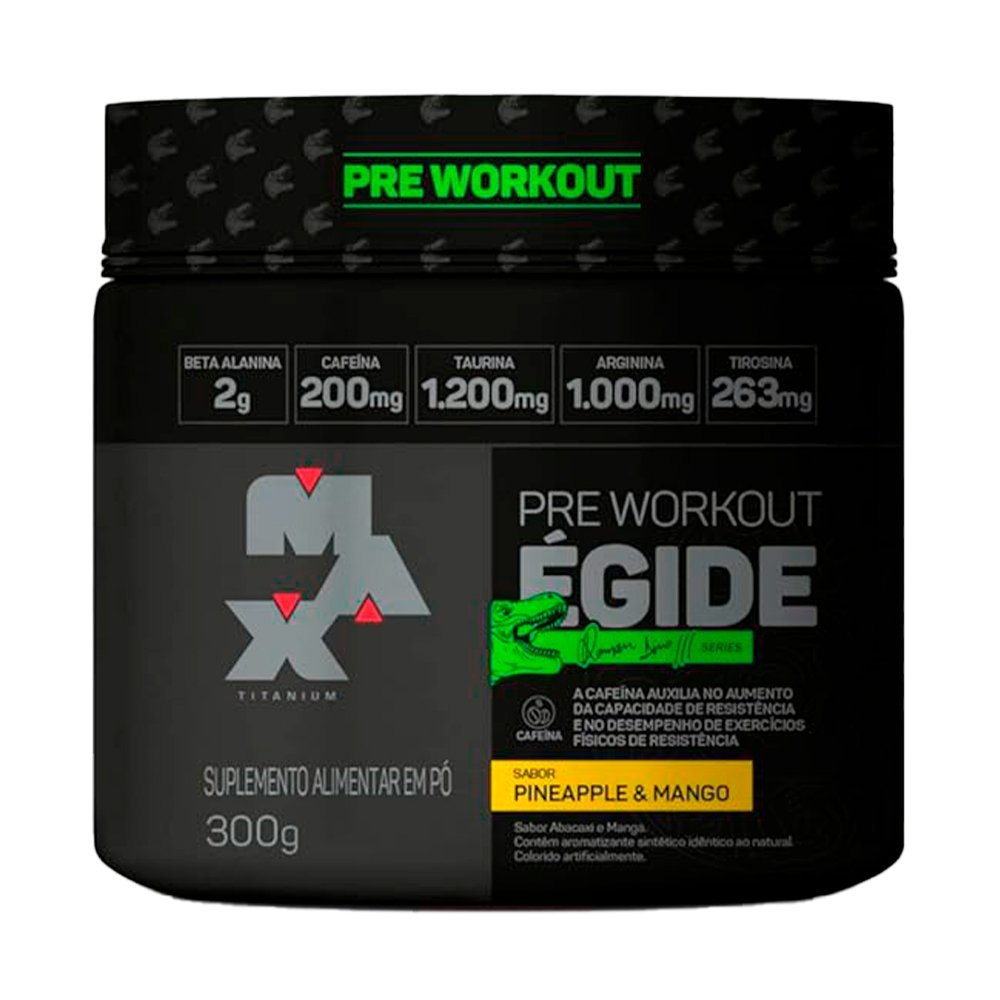 Pré Treino Égide Linha Dino 300g Abacaxi e Manga