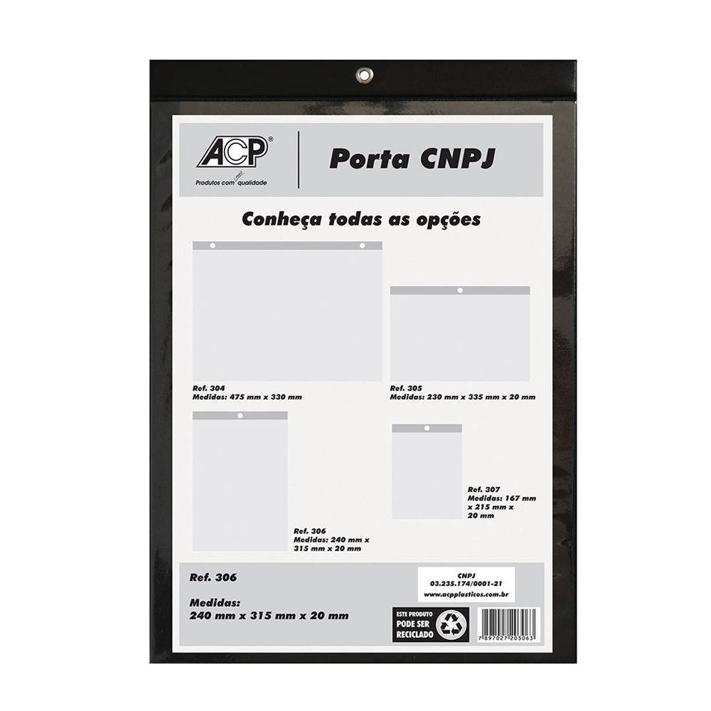 Porta Cnpj Acp Vertical 306P C/5