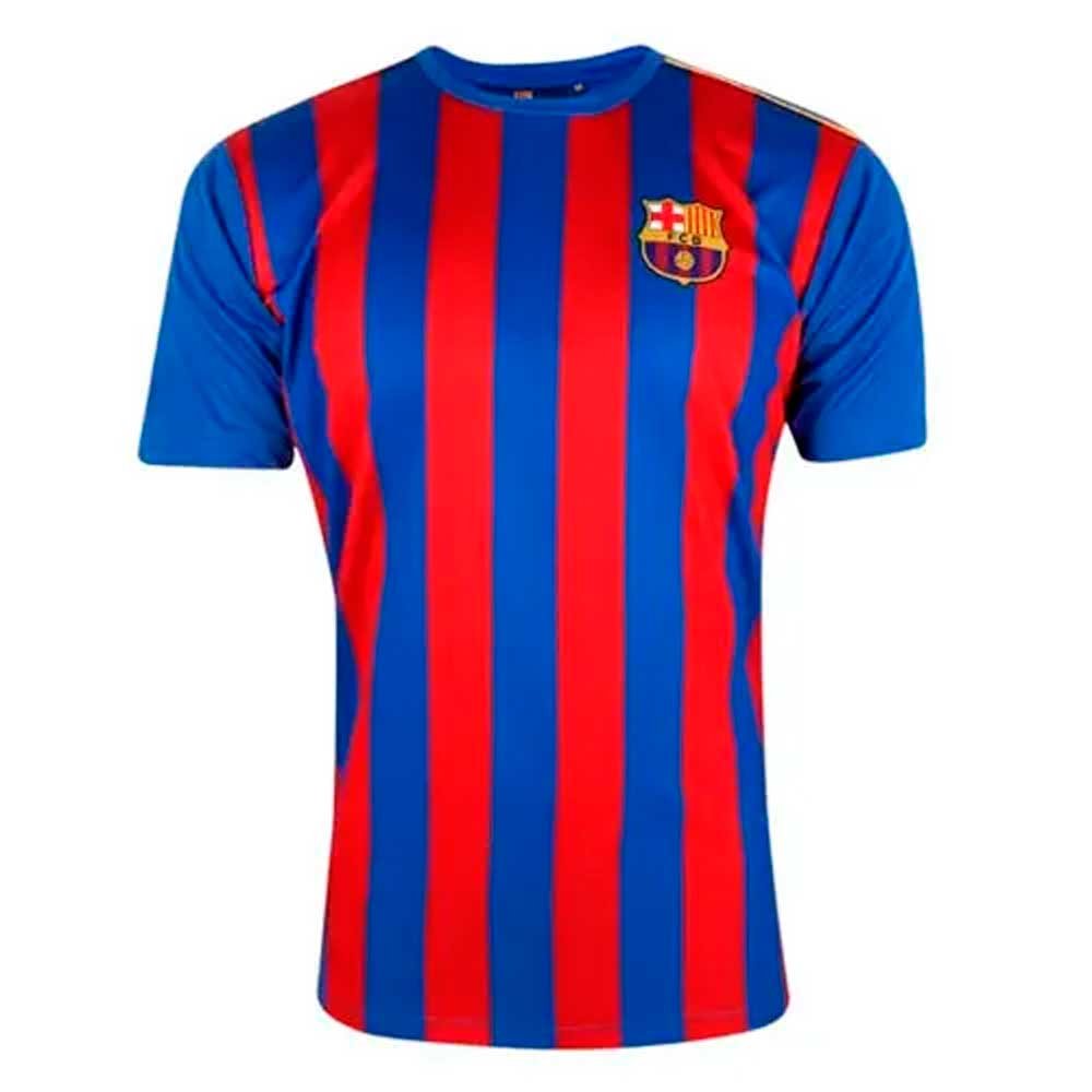 Camiseta Licenciada Barcelona Dryfitt B14193Bc Azul Vermelho P-GG