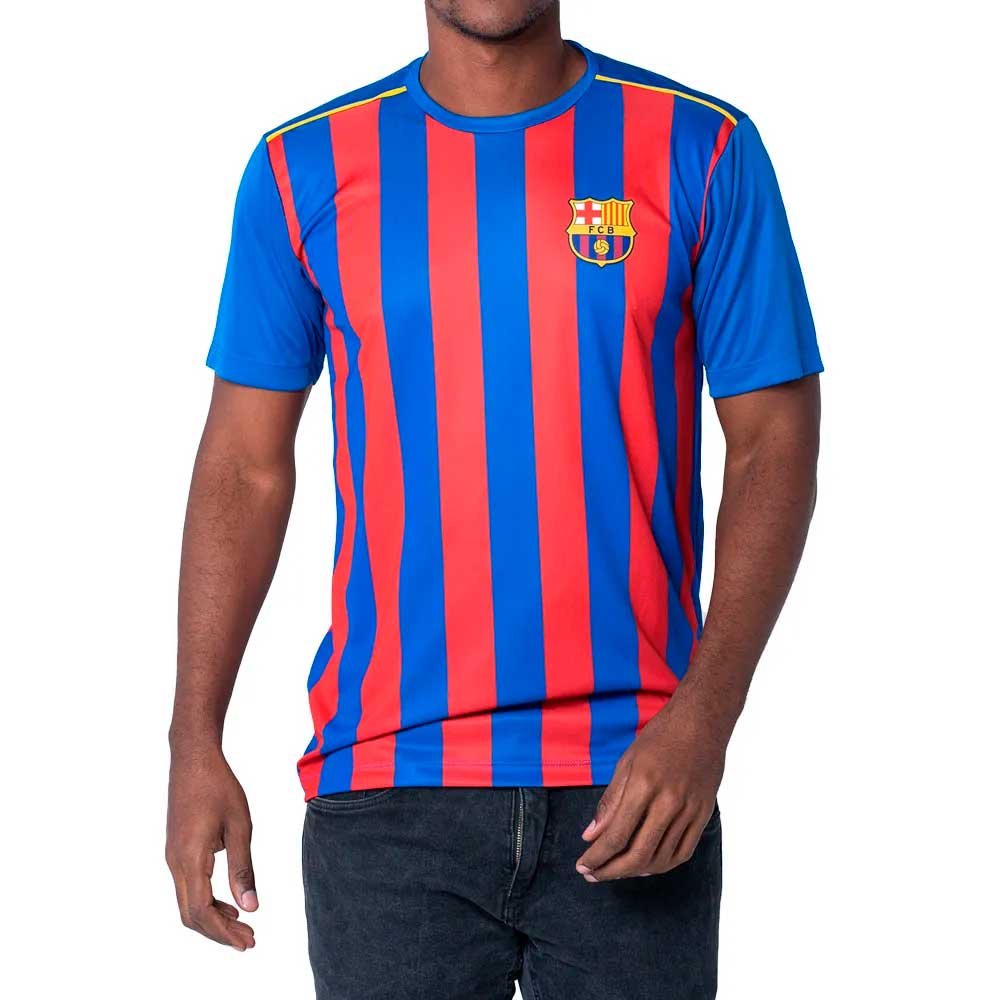 Camiseta Licenciada Barcelona Dryfitt B14193Bc Azul Vermelho P-GG