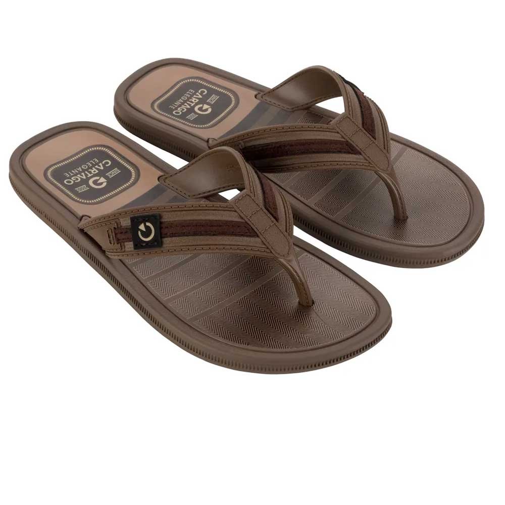 Cartago Maiorca Essencial 11326 Ax103 Marrom Bege Preto 37-44 com 12 Pares