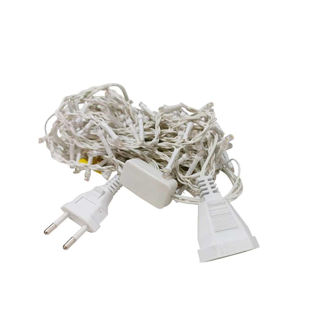 Cortina Pisca Pisca Lumina 120 Leds Branco Quente 127V 1,2M X 90Cm Ref Nw7300